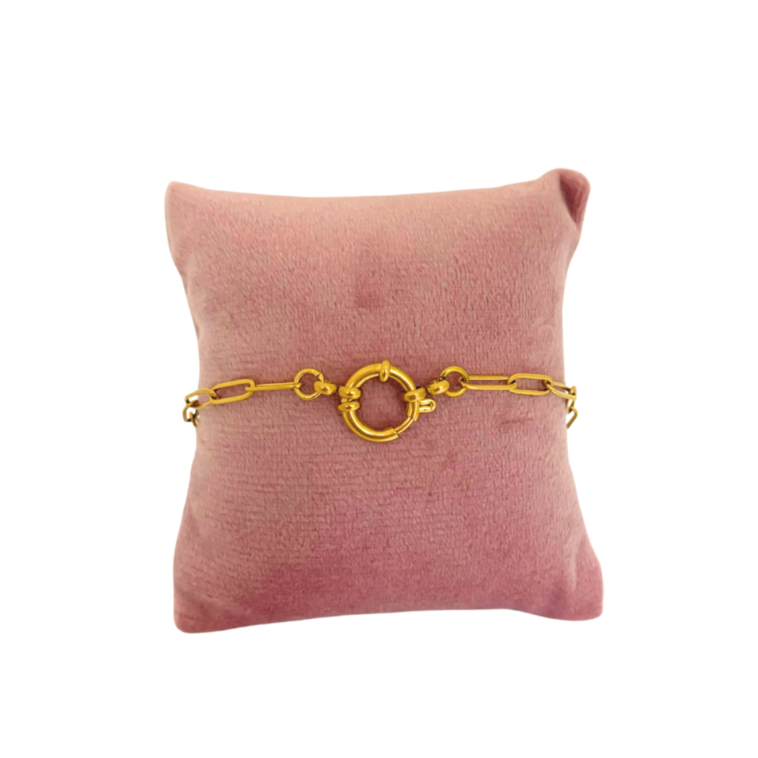 Paperclip Charm Bracelet