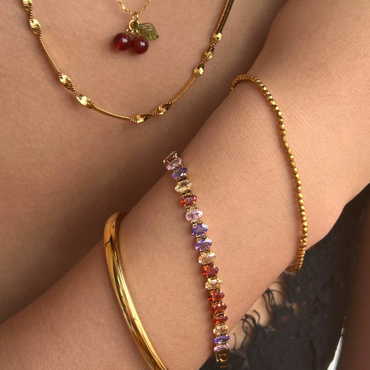 Celeste Tennis Bracelet