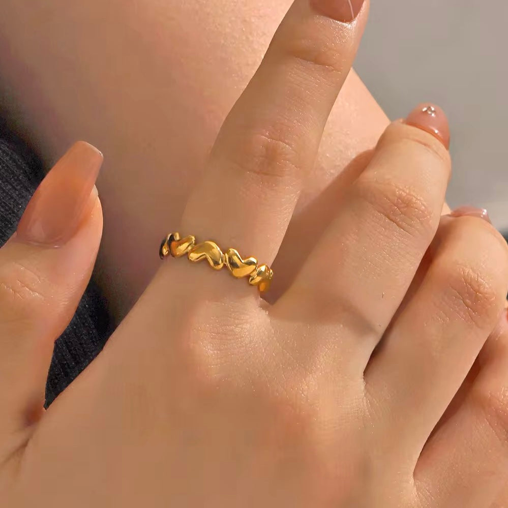 GOLDEN WAVE RING