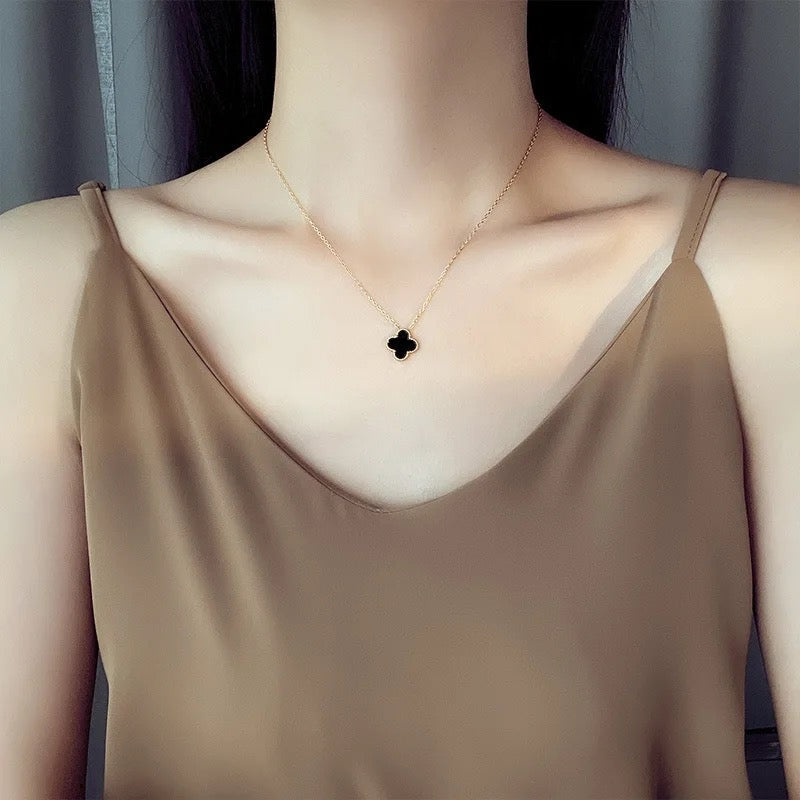 Reversible Clover Necklace