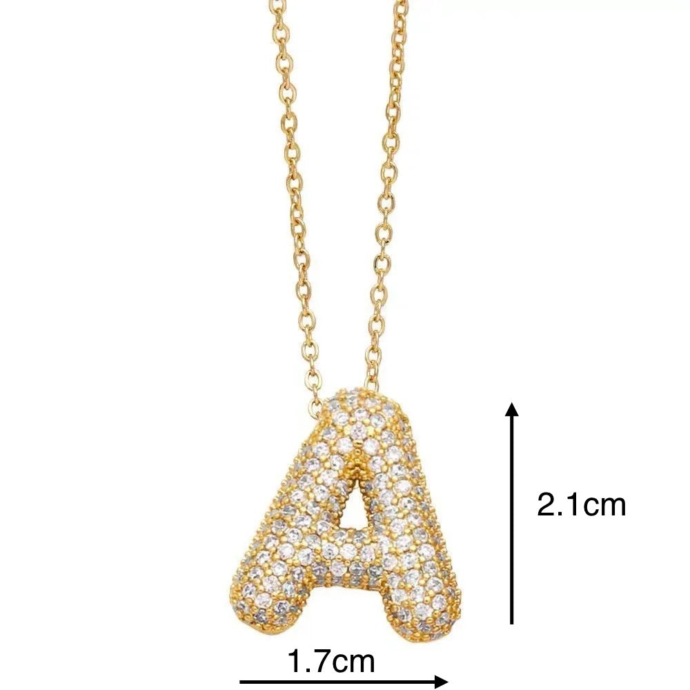 Dazzle Initial Necklace