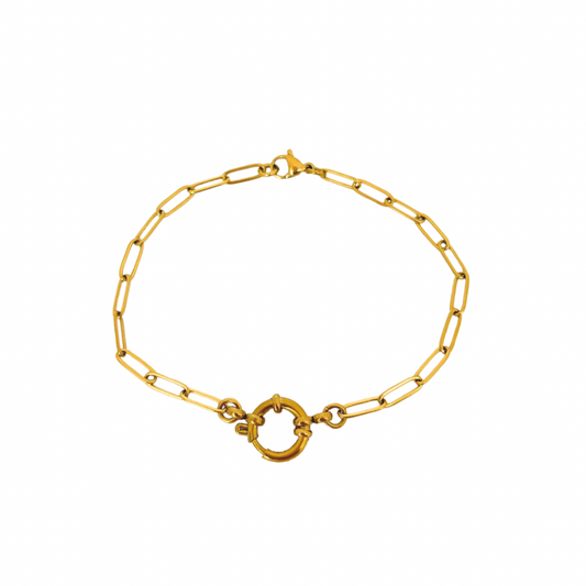Paperclip Charm Bracelet