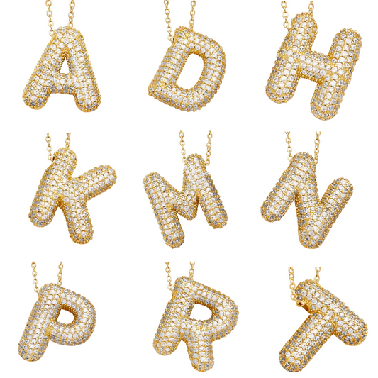 Dazzle Initial Necklace
