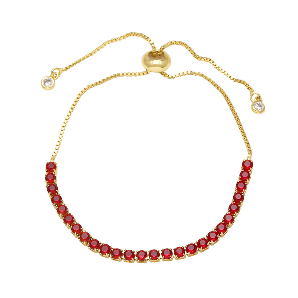 Ruby Ivy Tennis Bracelet