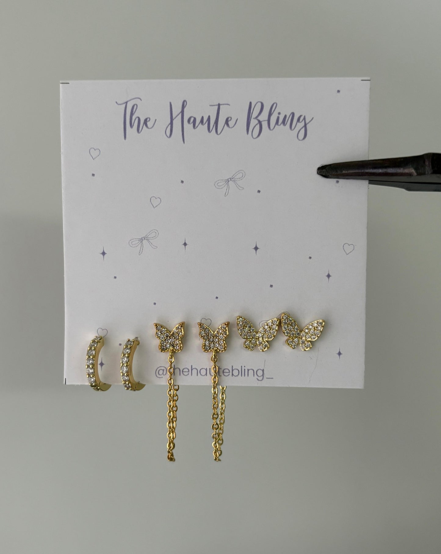 Flutter Piercing Set (In pair)