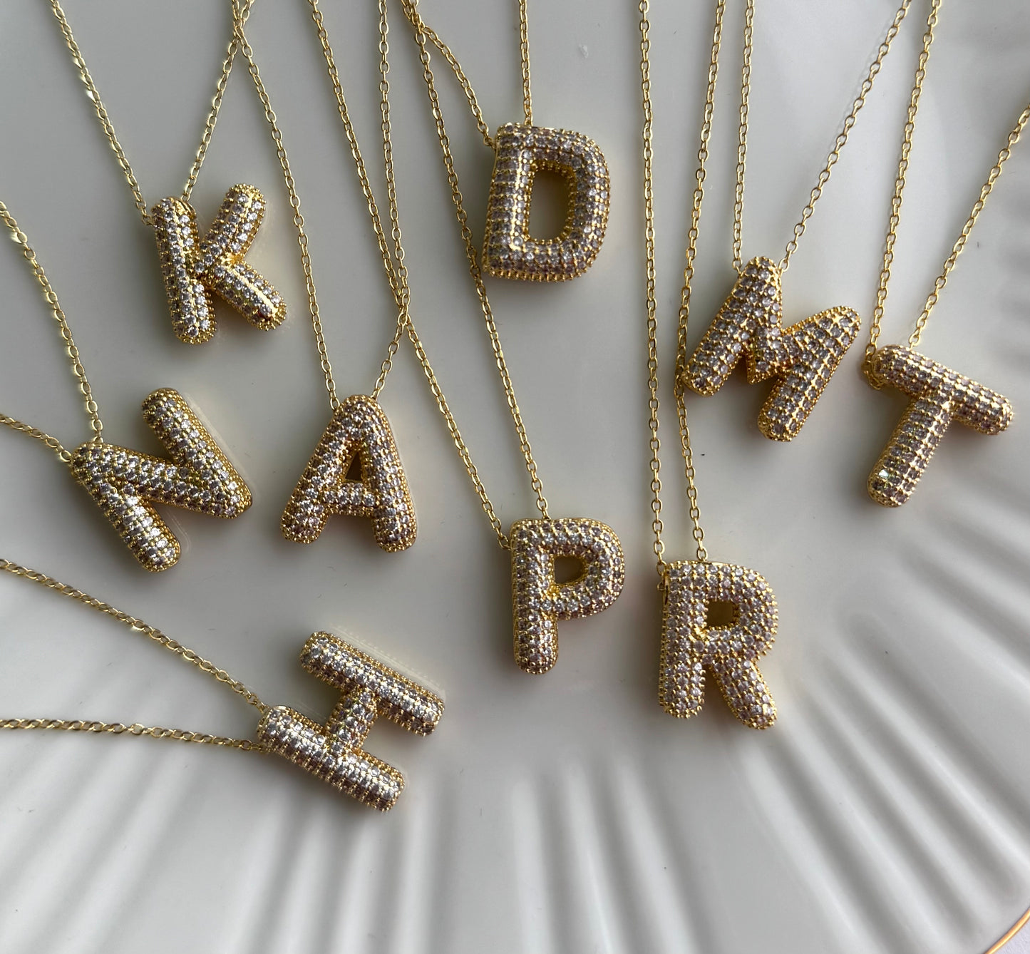 Dazzle Initial Necklace