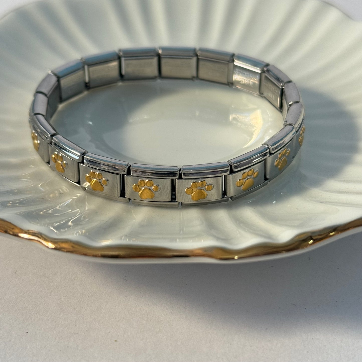 PAWPRINT ITALIAN CHARM BRACELET