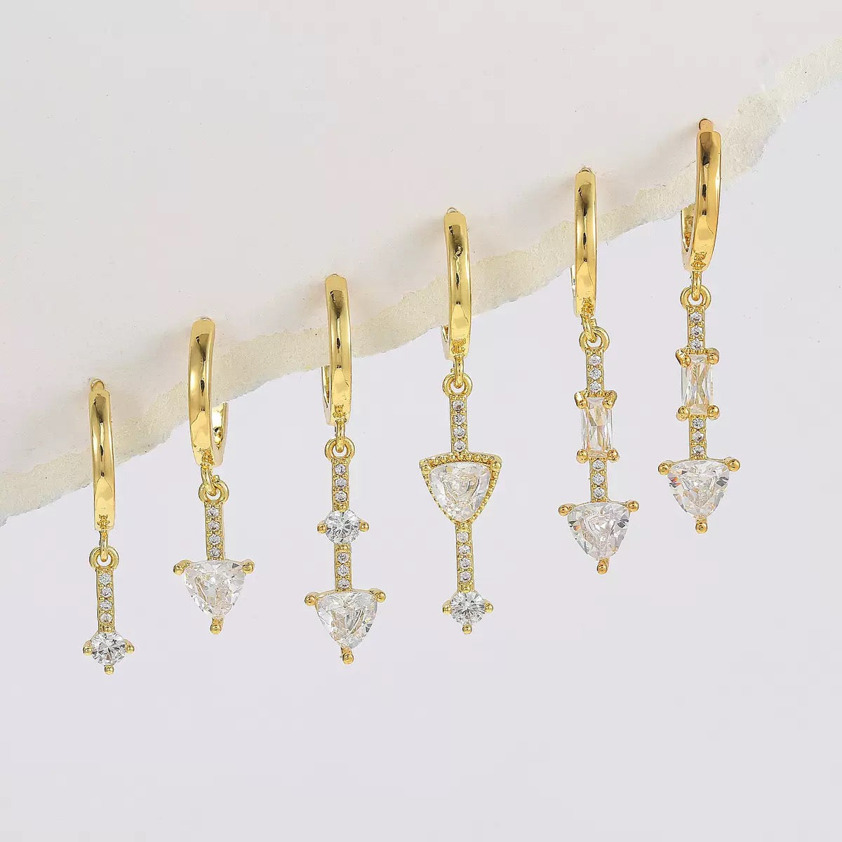 Crystal Edge Piercing Set (Not in pair)