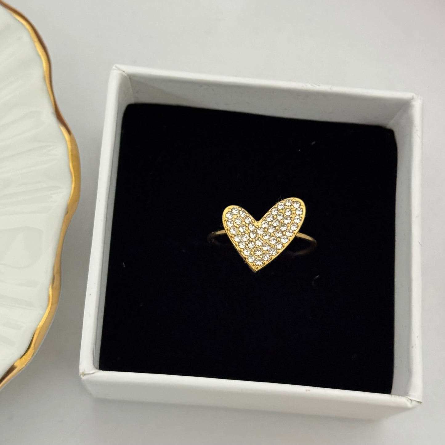 Sparkle Heart Ring
