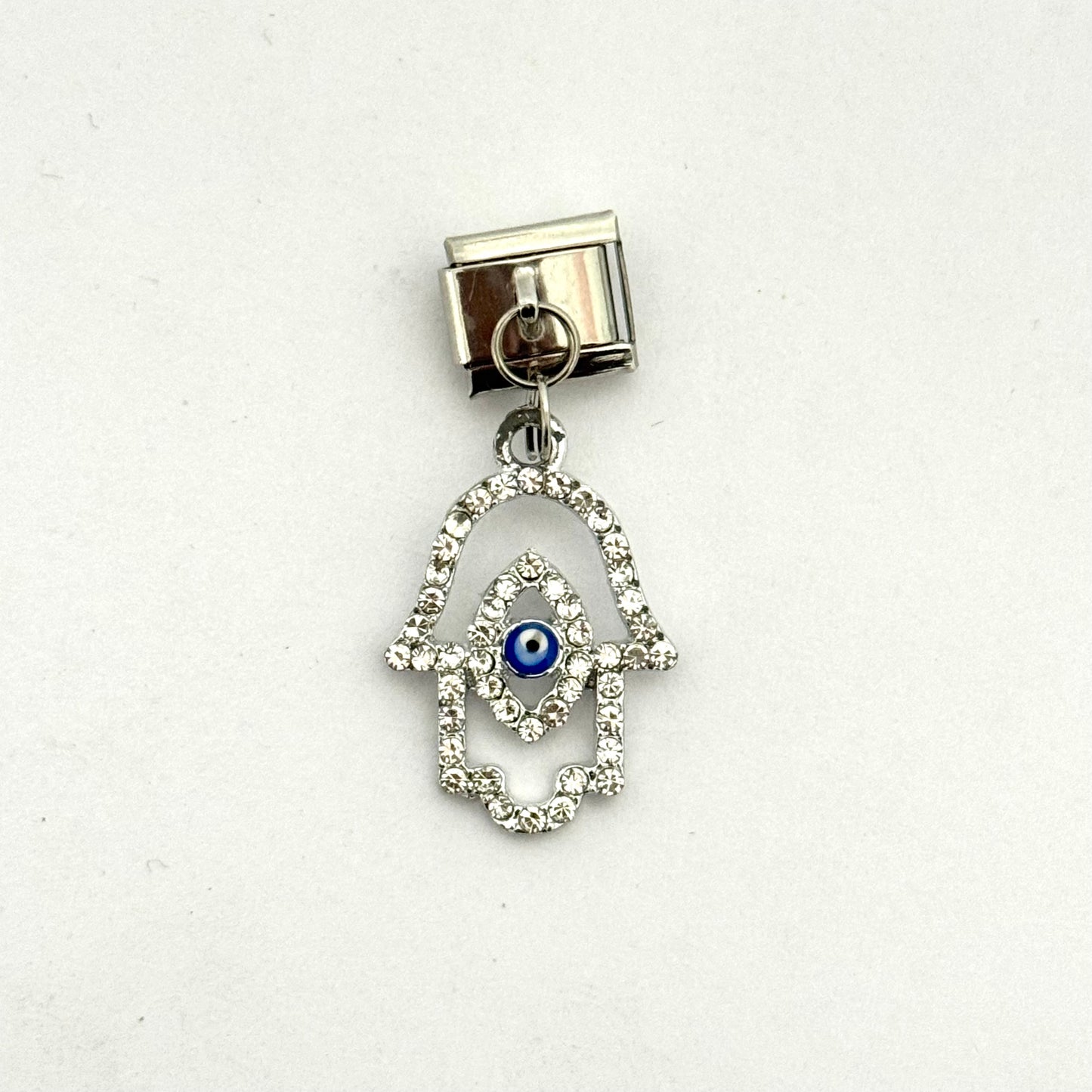 SILVER HAMSA HANGING IC