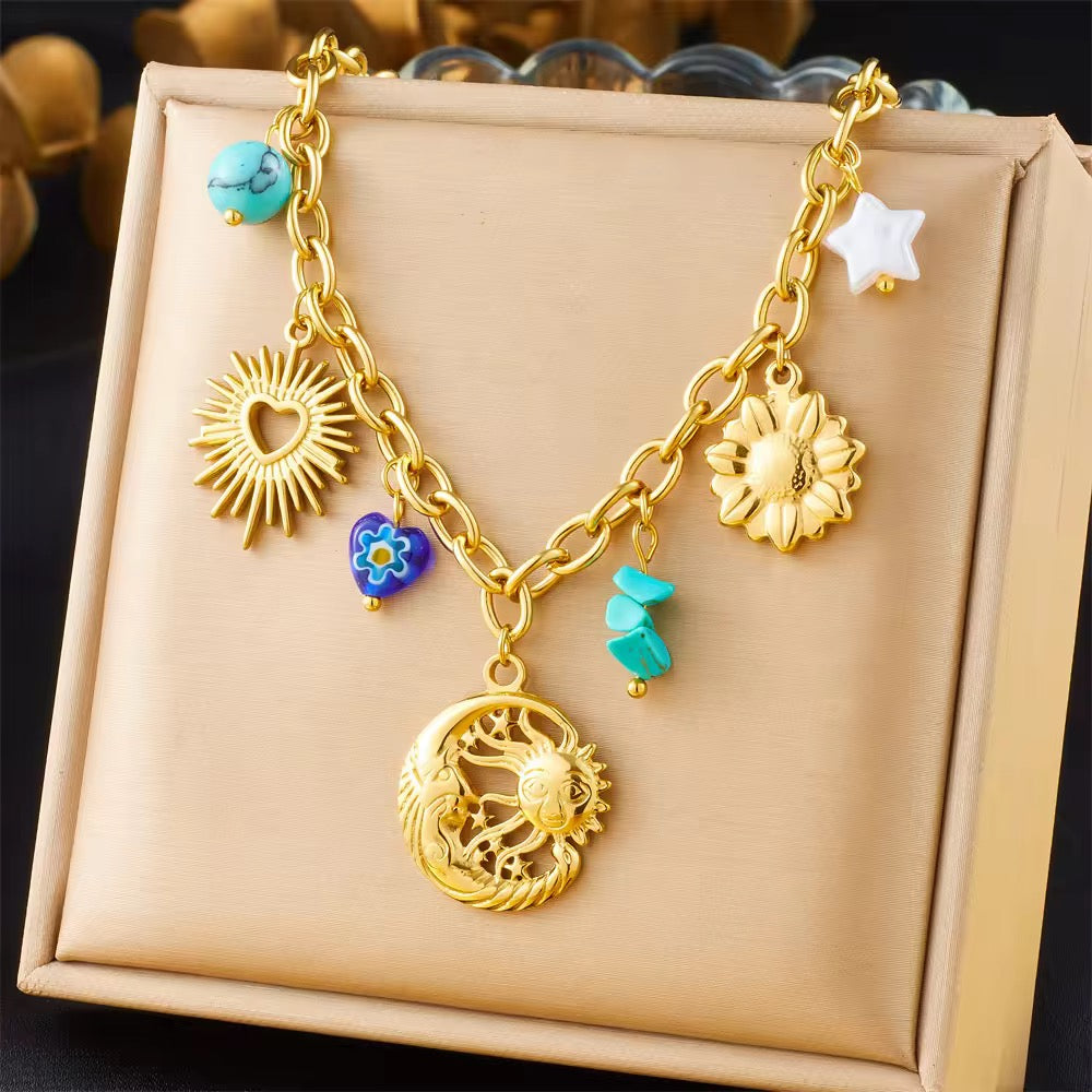 Cosmic Charm Necklace