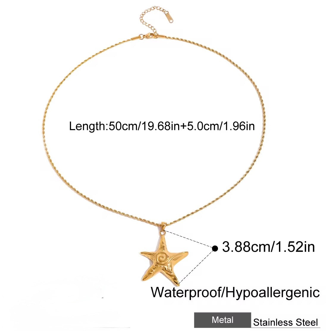 Starfish Necklace