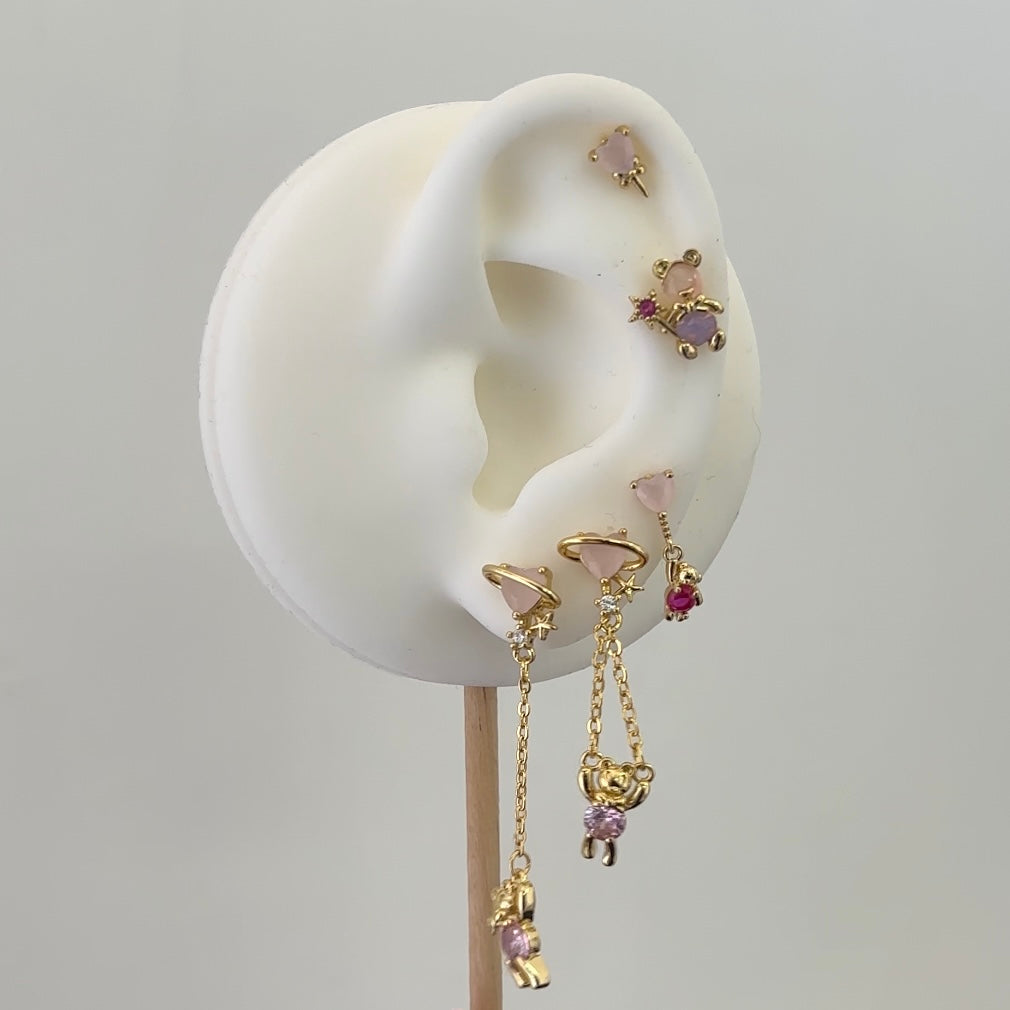 Teddy Piercing Set (Not in pair)