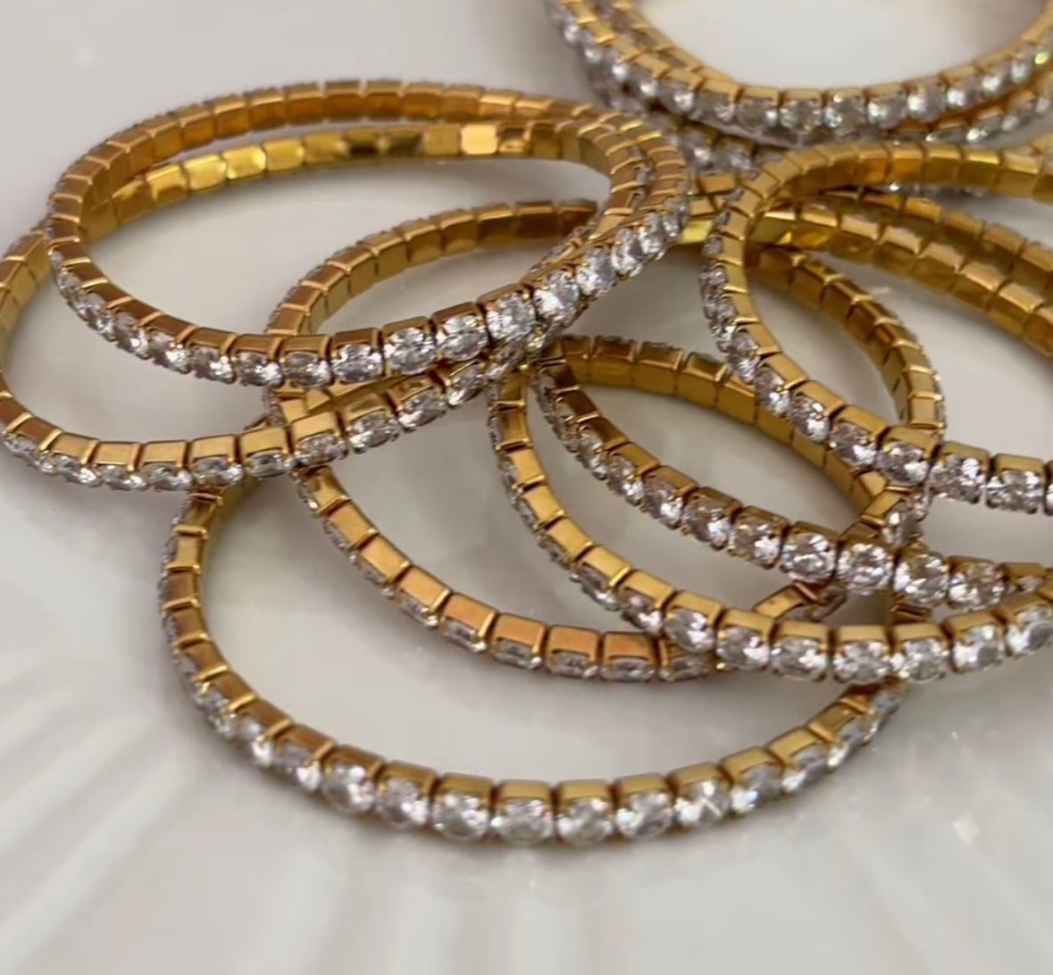 Stretchable Tennis Bracelet