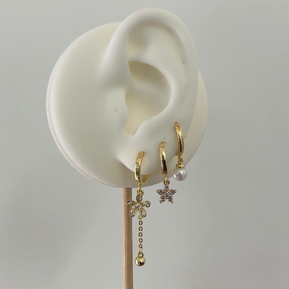 Blossom Piercing Set (In pair)