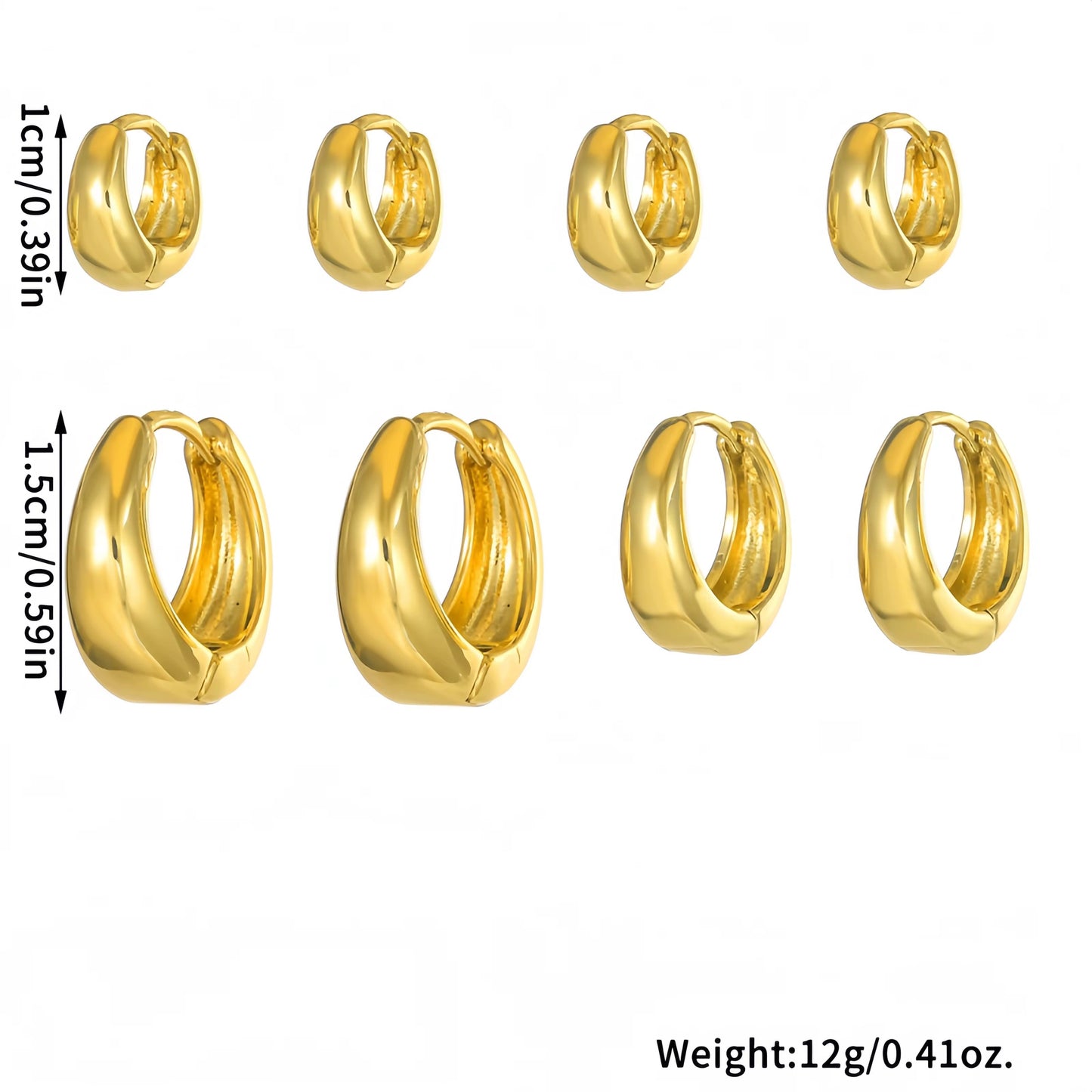 Gold Rush Piercing Set (In pair)