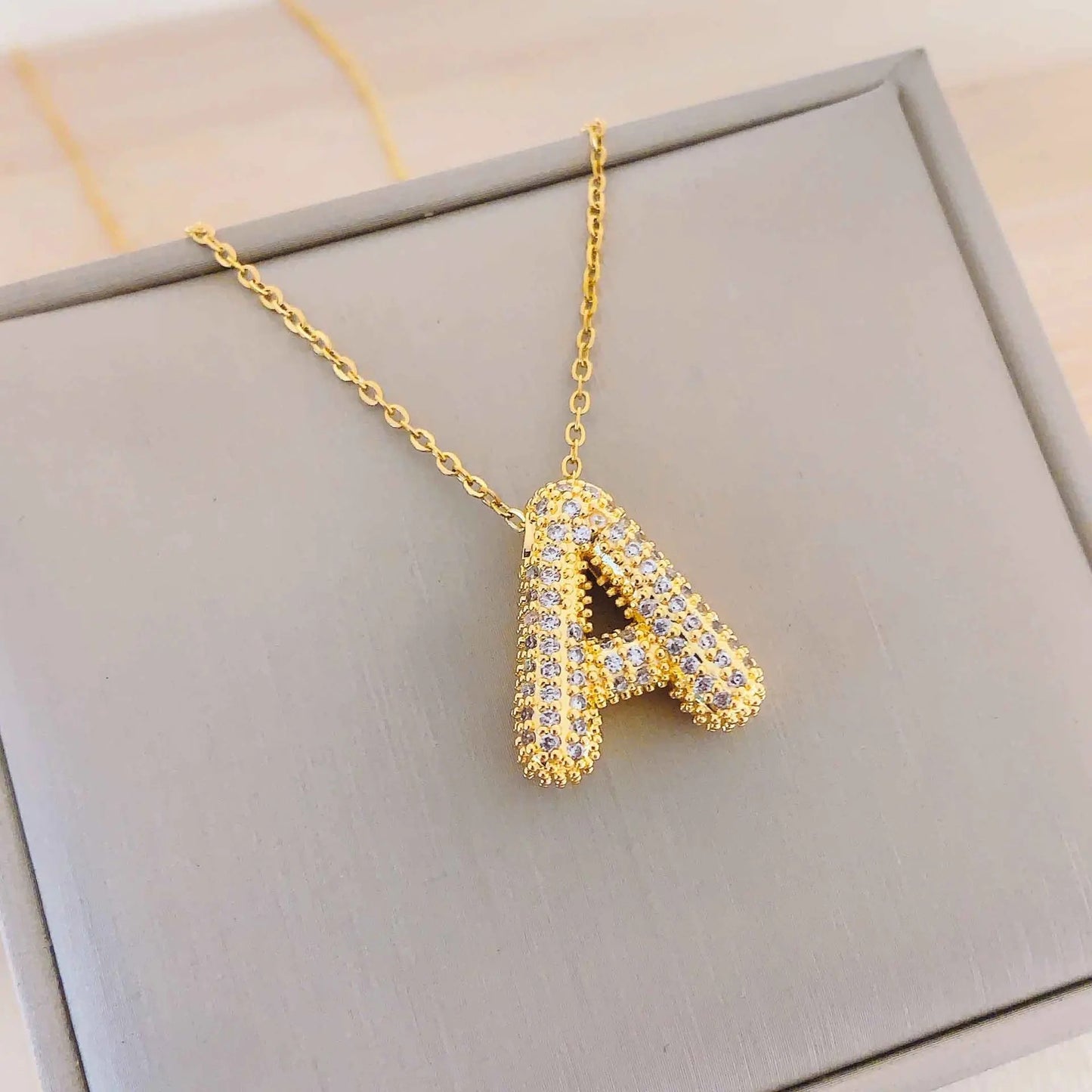 Dazzle Initial Necklace
