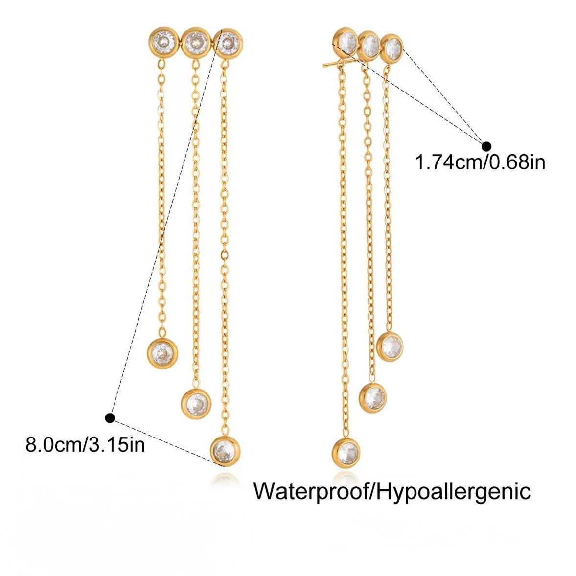 Bella Hanging Earrings