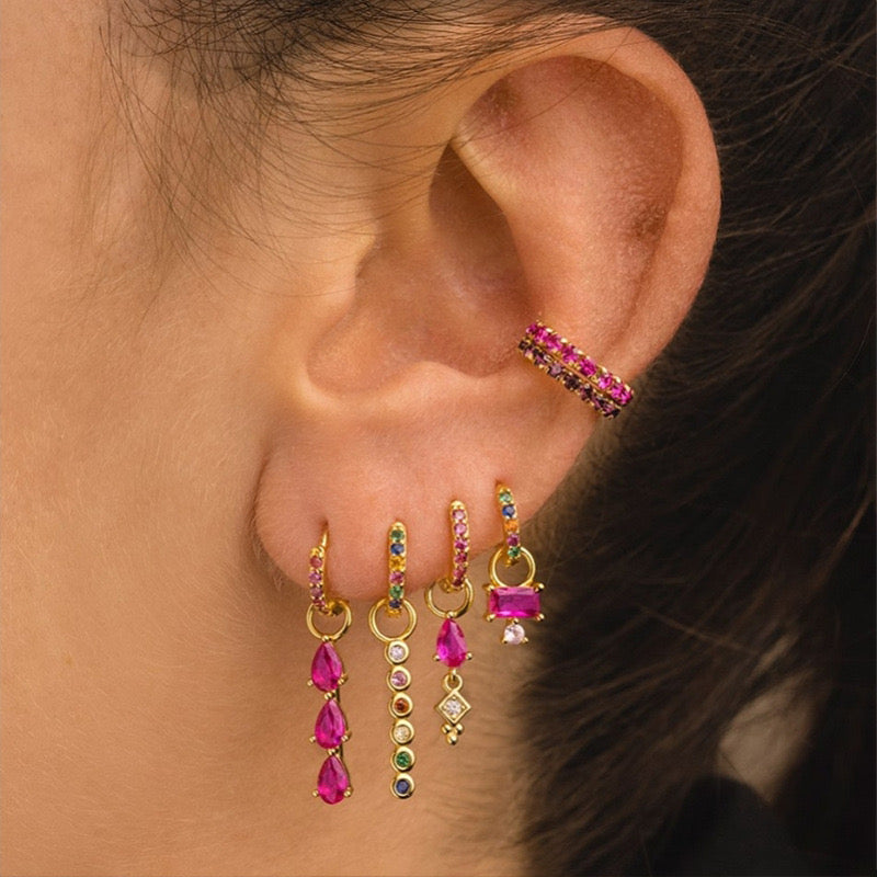 Ruby Piercing Set (Not in pair)