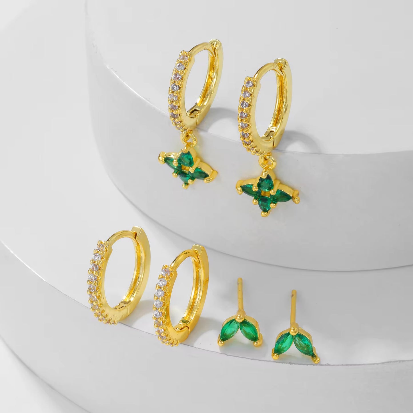 Emerld Spark Piercing Set (In pair)
