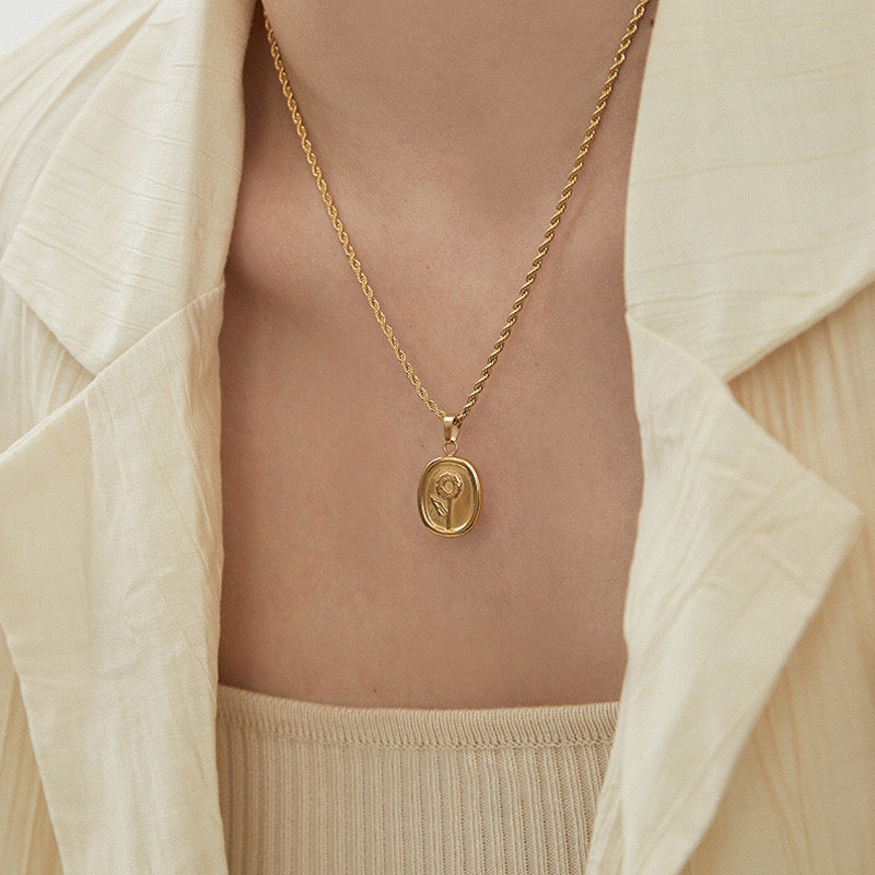 SUNFLOWER NECKLACE