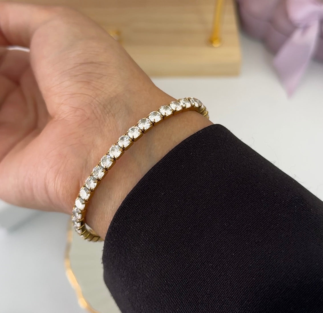 Stretchable Tennis Bracelet