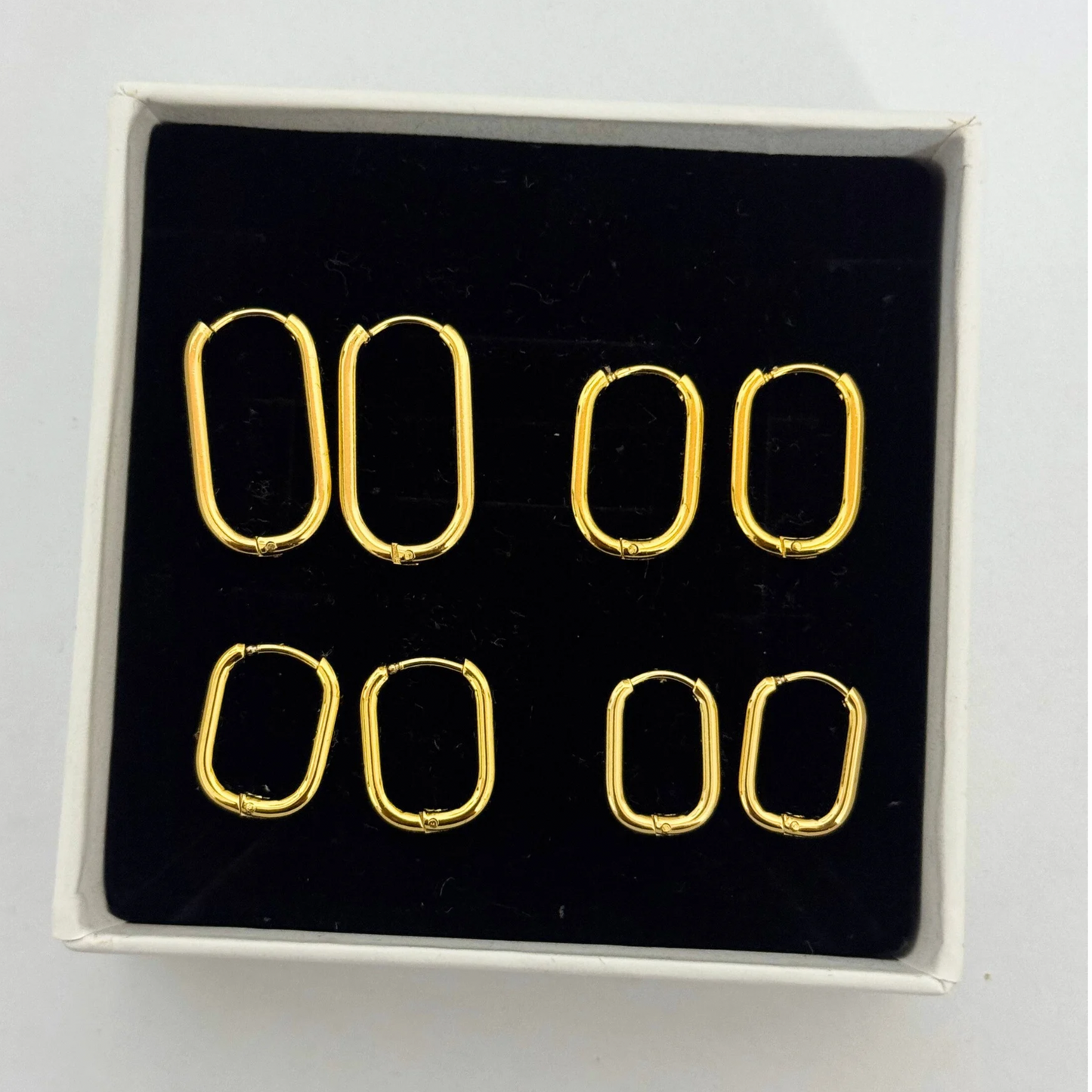 Oval Rectangle Hoops