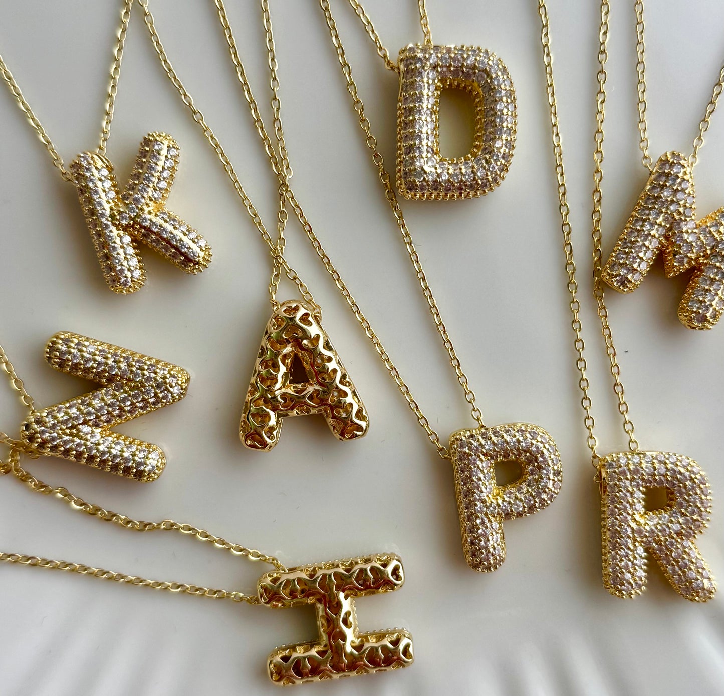 Dazzle Initial Necklace
