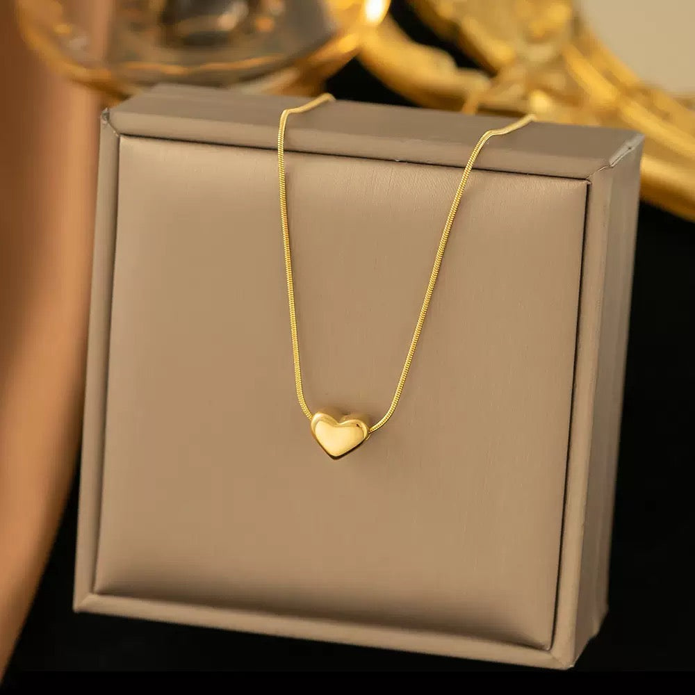 Gold Heart Necklace