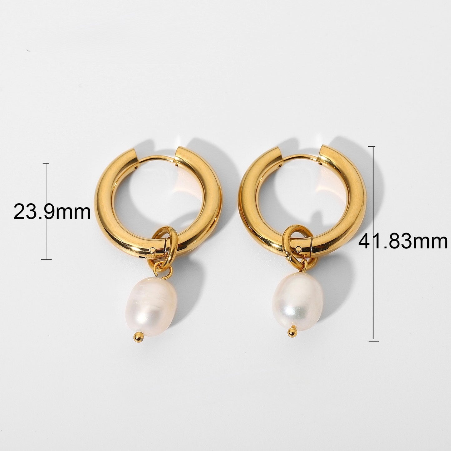 PEARLINA GOLD EARRINGS 2.0
