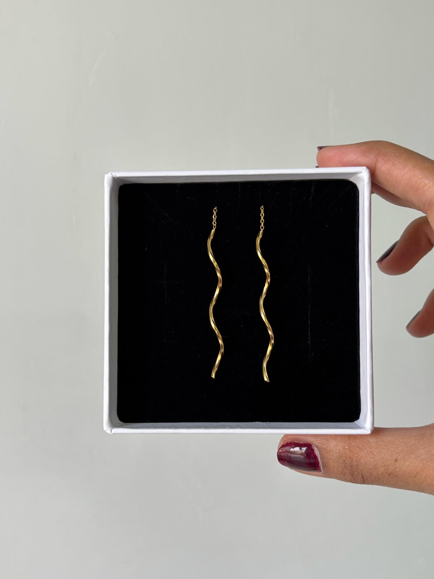 Swirl Thread Earrings