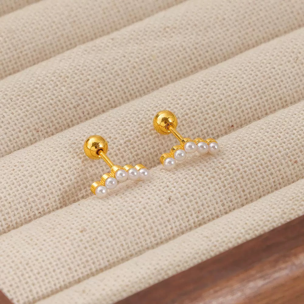 Pearl Line Studs