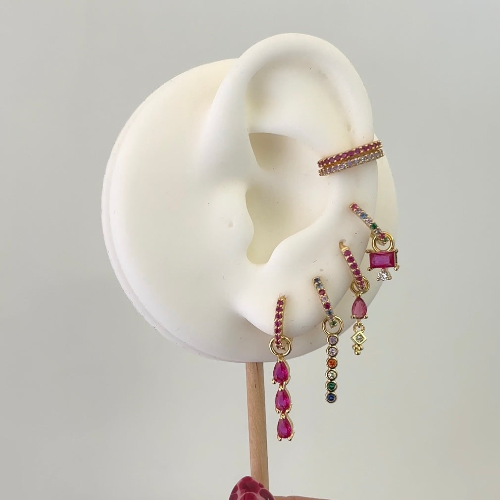 Ruby Piercing Set (Not in pair)