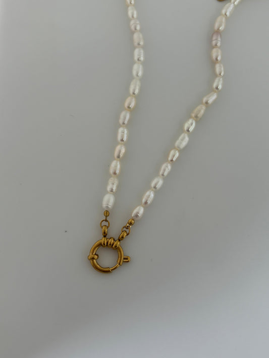 Fresh Pearl Charm Chain