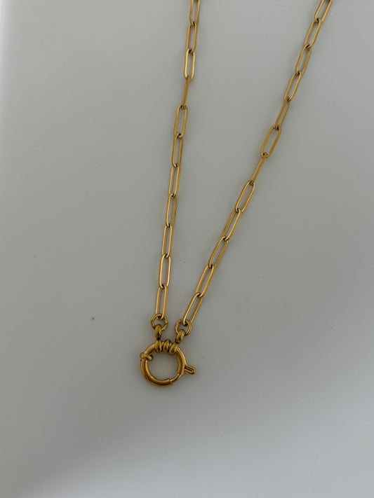 Paperclip Charm Chain