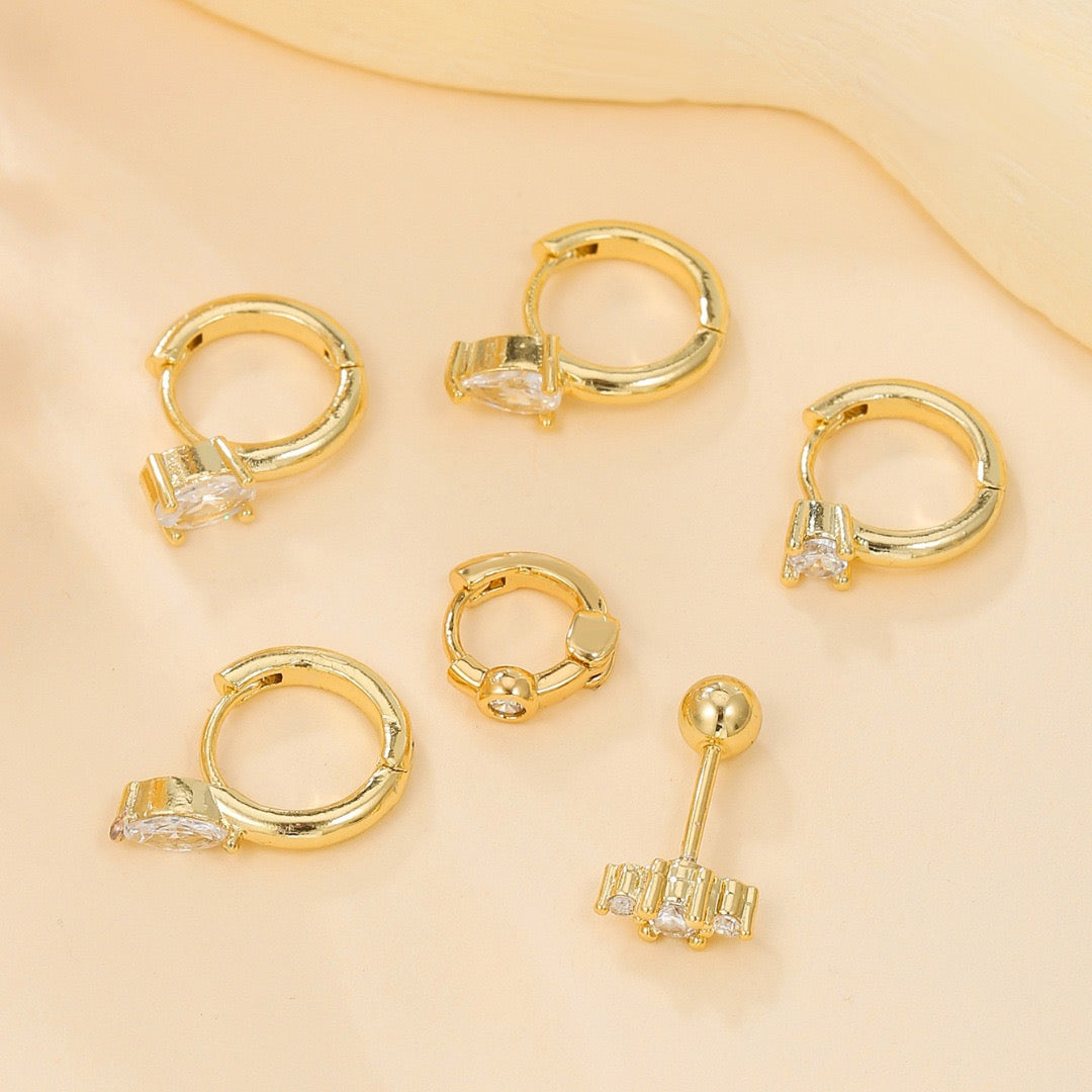 Luxe Stack Piercing Set (Not in pair)