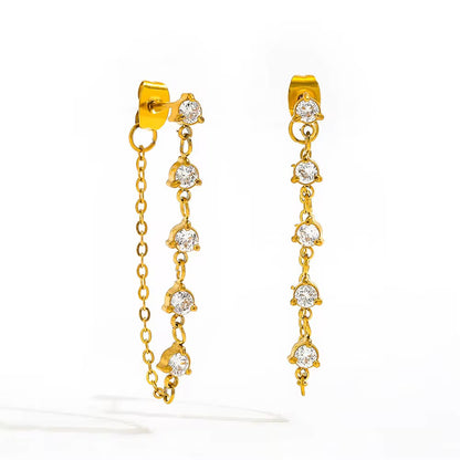 Stellar Chain Earrings