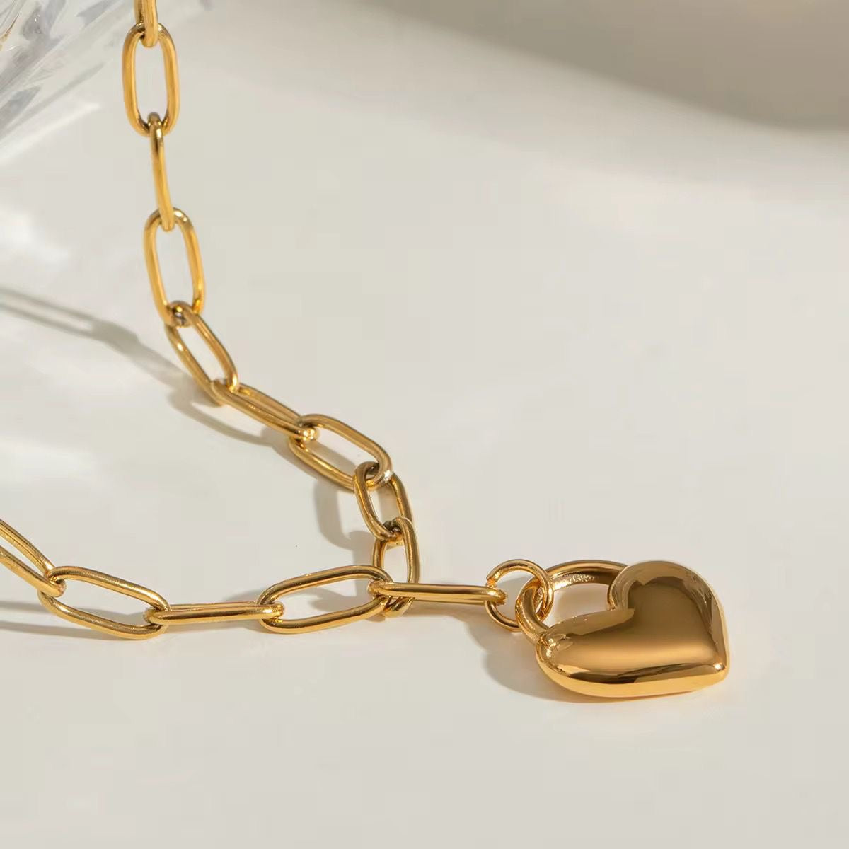 Link Heart Necklace