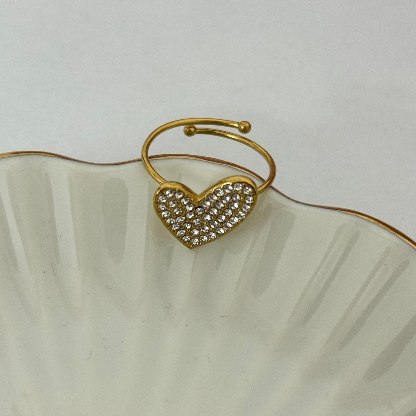 Sparkle Heart Ring