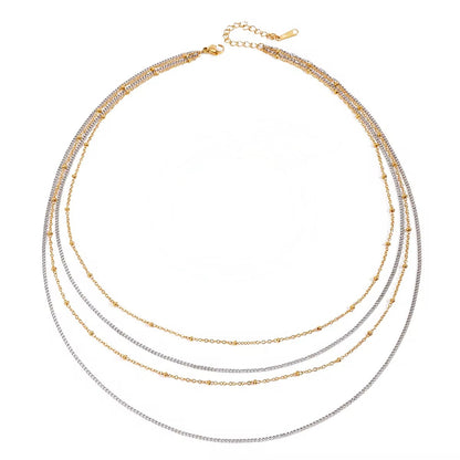 Dual Tone Grace Necklace