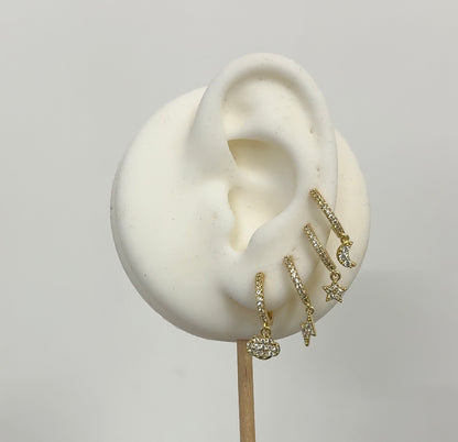 Galaxy Gold Piercing Set (Not in pair)