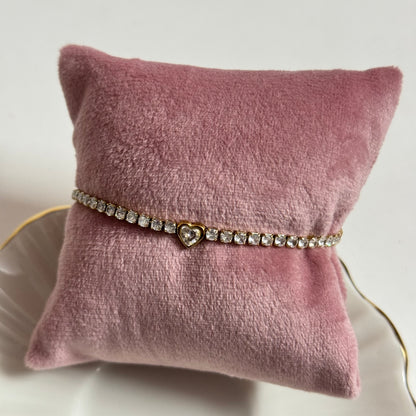 Love Tennis Bracelet