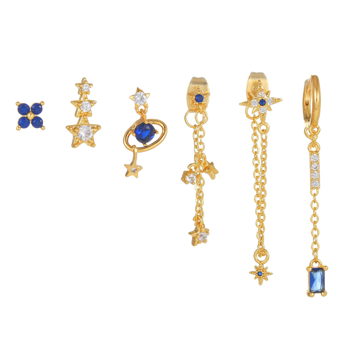 Blue Orbit Piercing Set (Not in pair)