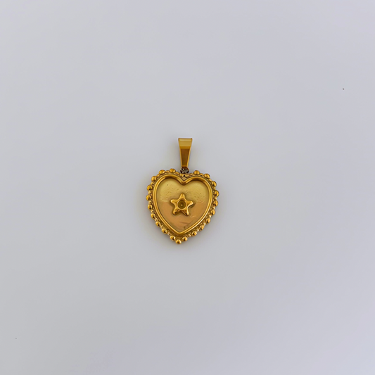 Sparkling Heart Charm