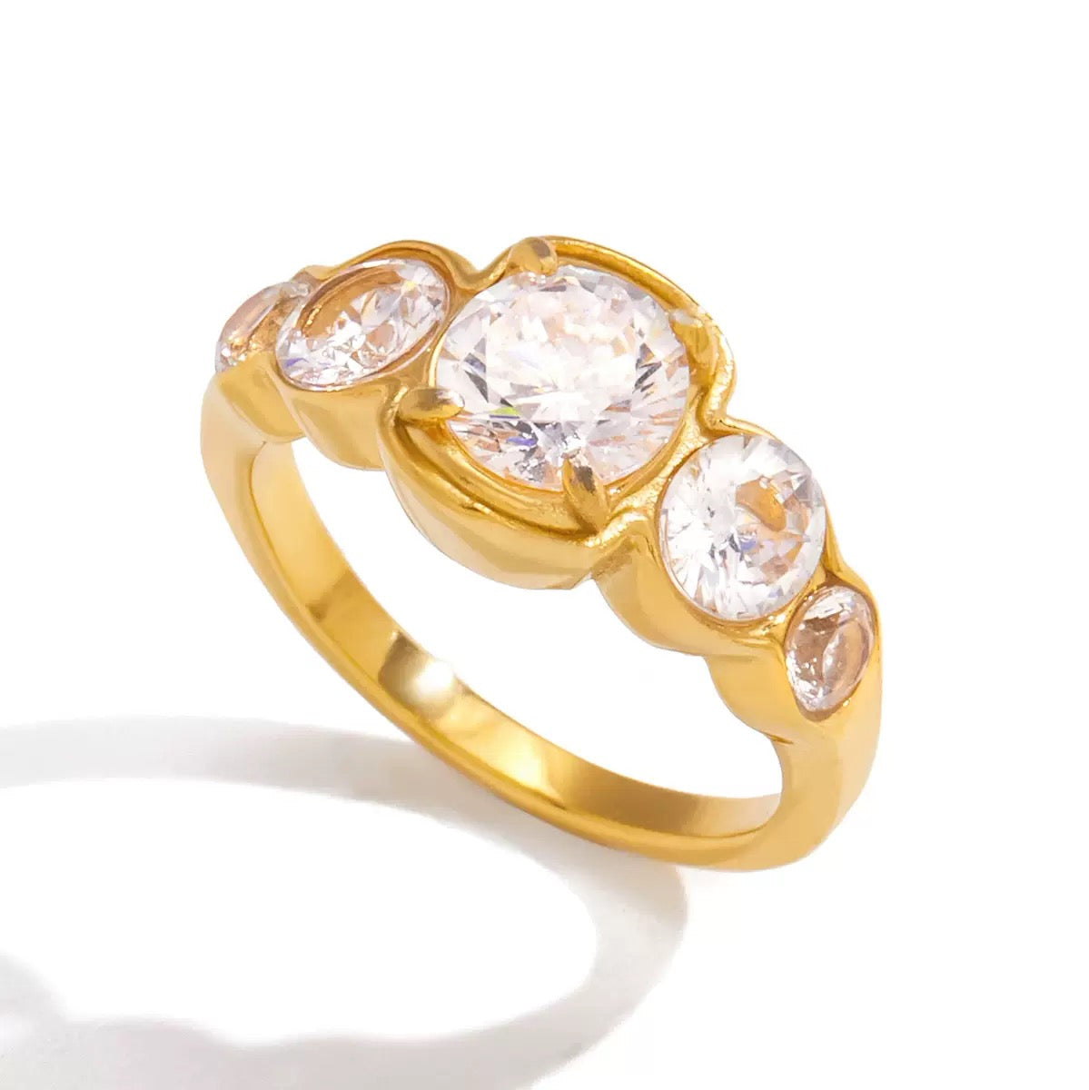 Cluster Stone Ring