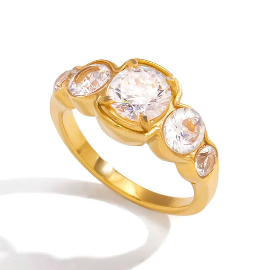 Cluster Stone Ring