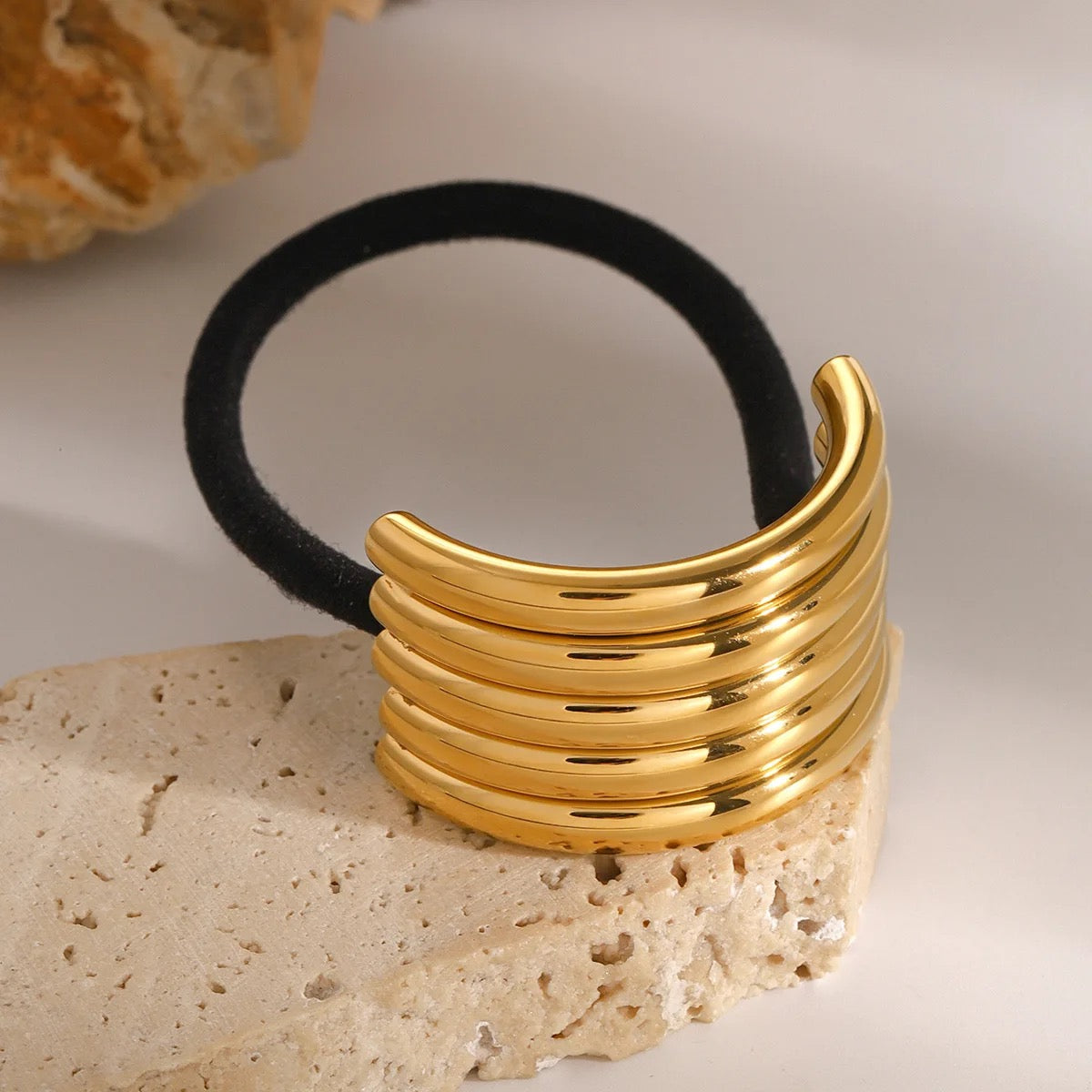 LAYERED PONY CUFF