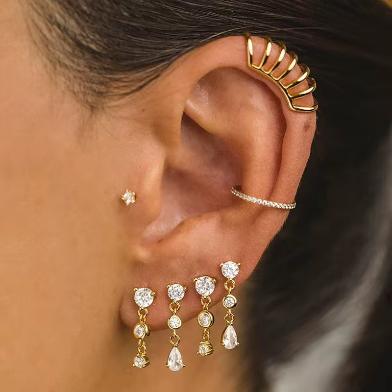 Glam Drop Piercing Set (Not in pair)