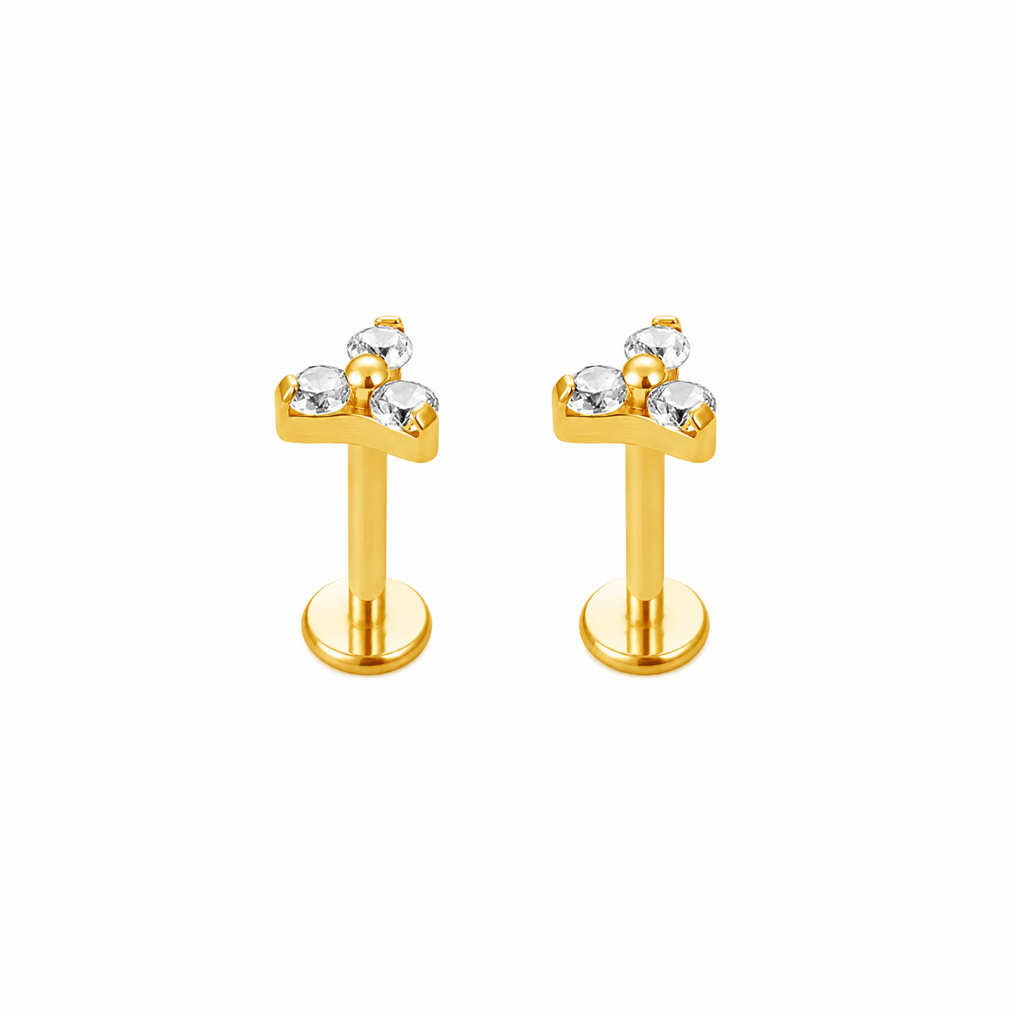 Lyra Flat back studs
