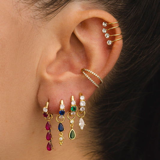 Multi Gem Piercing Set (Not in pair)